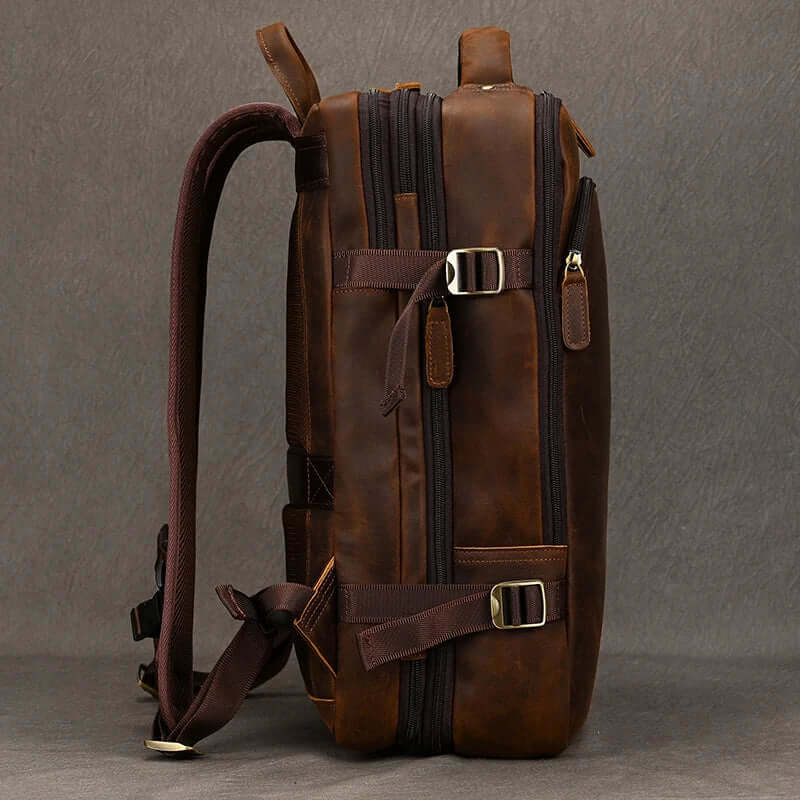 Leather Brown Rucksack