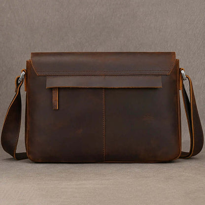 A4 Leather Messenger Bag