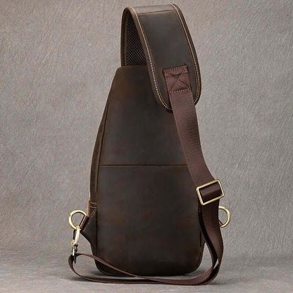 Functional Cross Body Leather Bag Fanny Pack