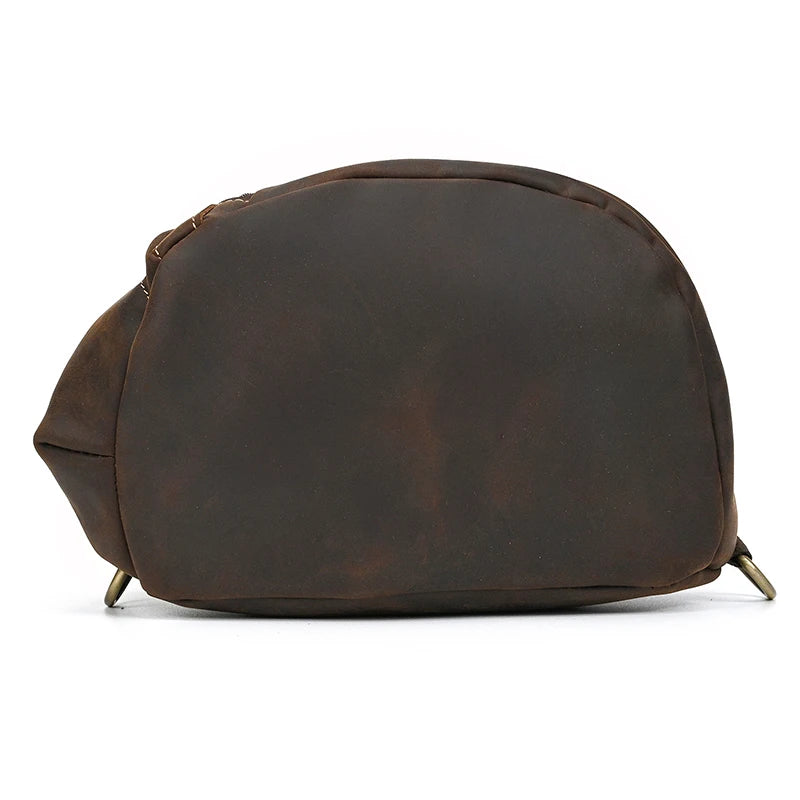 Leather Convertible Backpack Crossbody Bag Fanny Pack