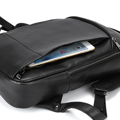 Single Zipper 15.6 inch laptop Retro Rucksack