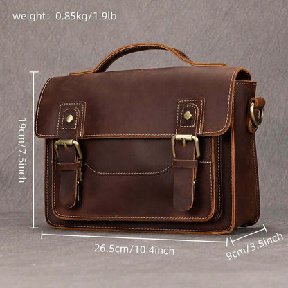 Small Leather Shoulder Messenger Bag