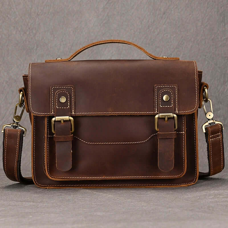 Small Leather Shoulder Messenger Bag