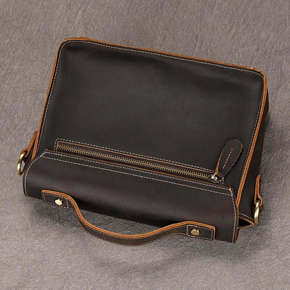 Small Leather Shoulder Messenger Bag