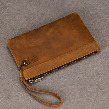 Zipper Business Large Capacity Clutch Bag