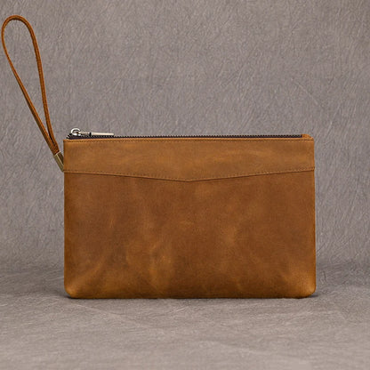 Zipper Business Large Capacity Clutch Bag