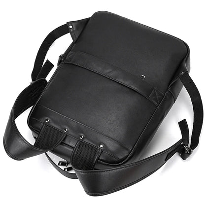 Single Zipper 15.6 inch laptop Retro Rucksack