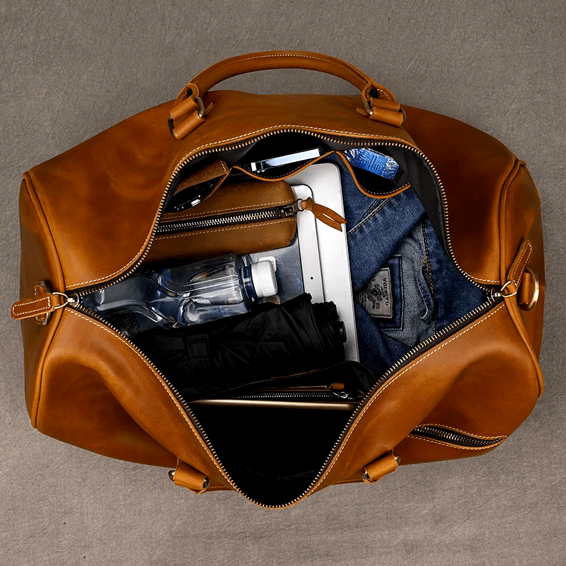 Leather Weekender Bag