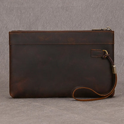 Zipper Business Large Capacity Clutch Bag
