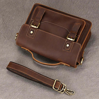 Small Leather Shoulder Messenger Bag