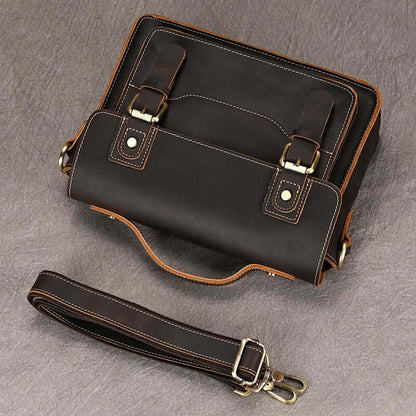 Small Leather Shoulder Messenger Bag