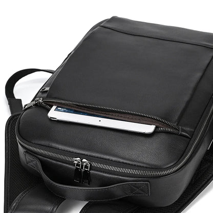 Single Zipper 15.6 inch laptop Retro Rucksack
